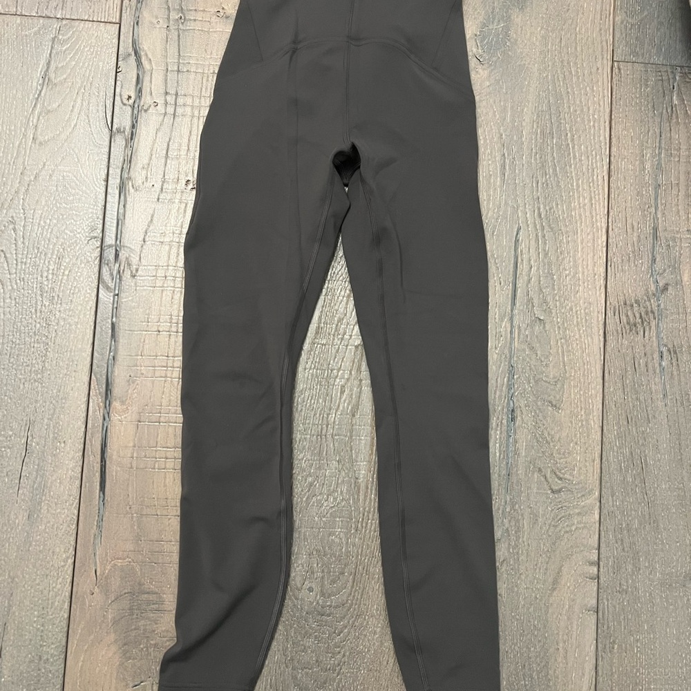 Dark Gray High-Waisted Leggings